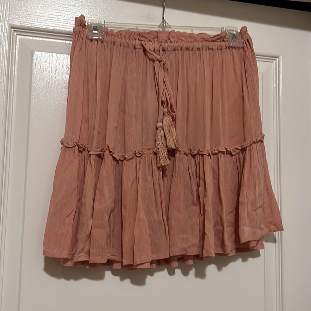 NWT Saks Fifth Avenue Tiered Mini Skirt